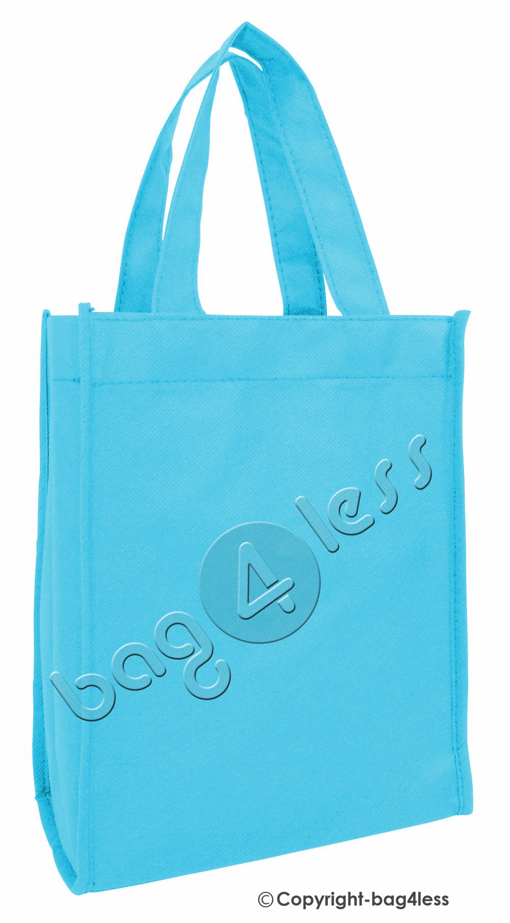 Non-Woven Small Tote Bag gift book cheap promotional AQUA