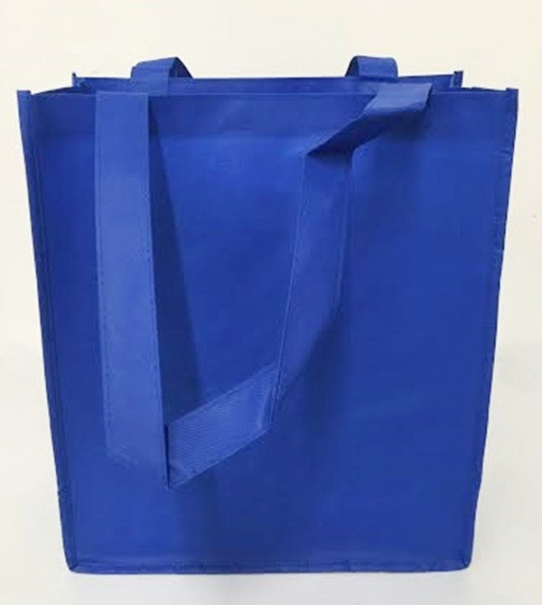 Non Woven Grocery Tote Bag Gusset Royal