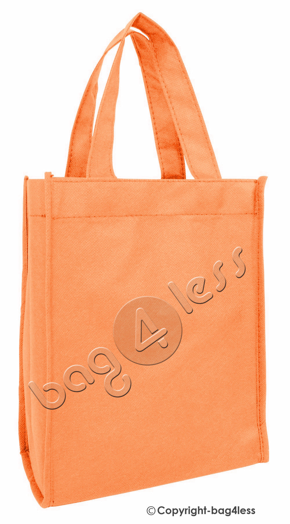 Non-Woven Small Tote Bag gift book cheap promotional orange