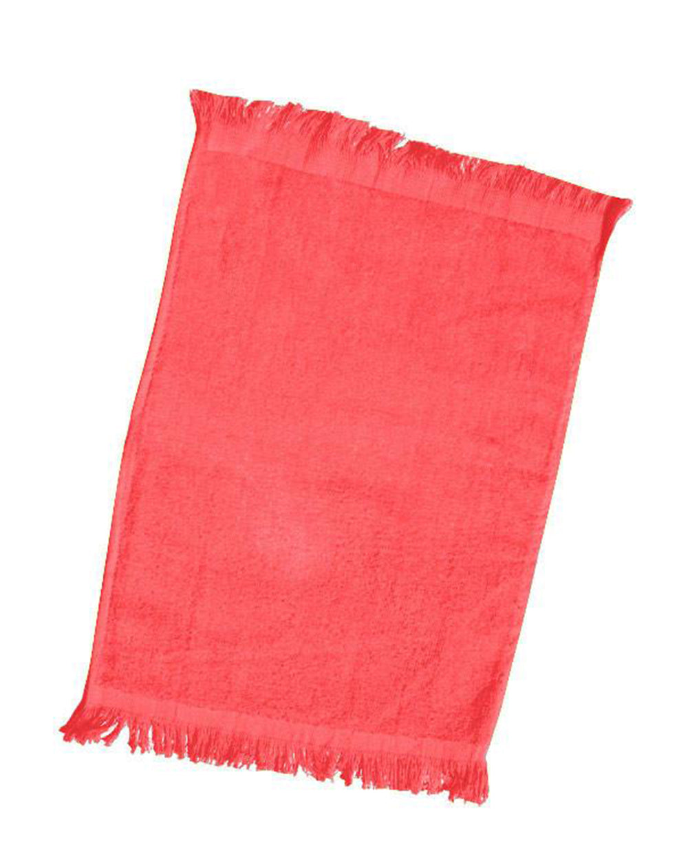 11" x 18" Terry Velour Fingertip Towel Fringed End (12-Pack) - T100