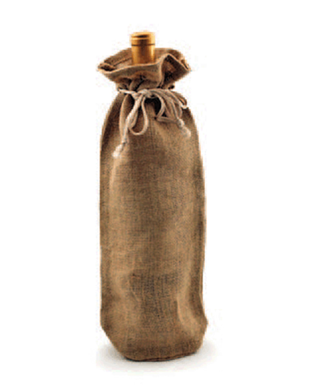Jute Wine Bags with Drawstring - WJ163